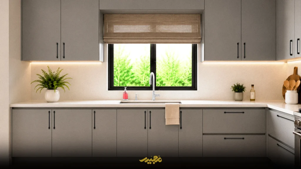 دستگیره مناسب کابینت طوسی