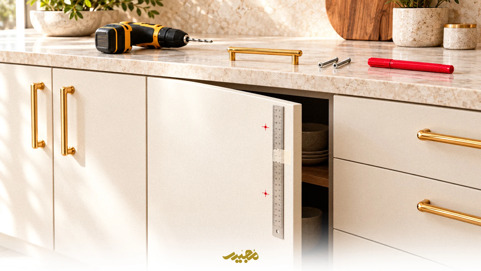 اصول نصب دستگیره کابینت و کمد