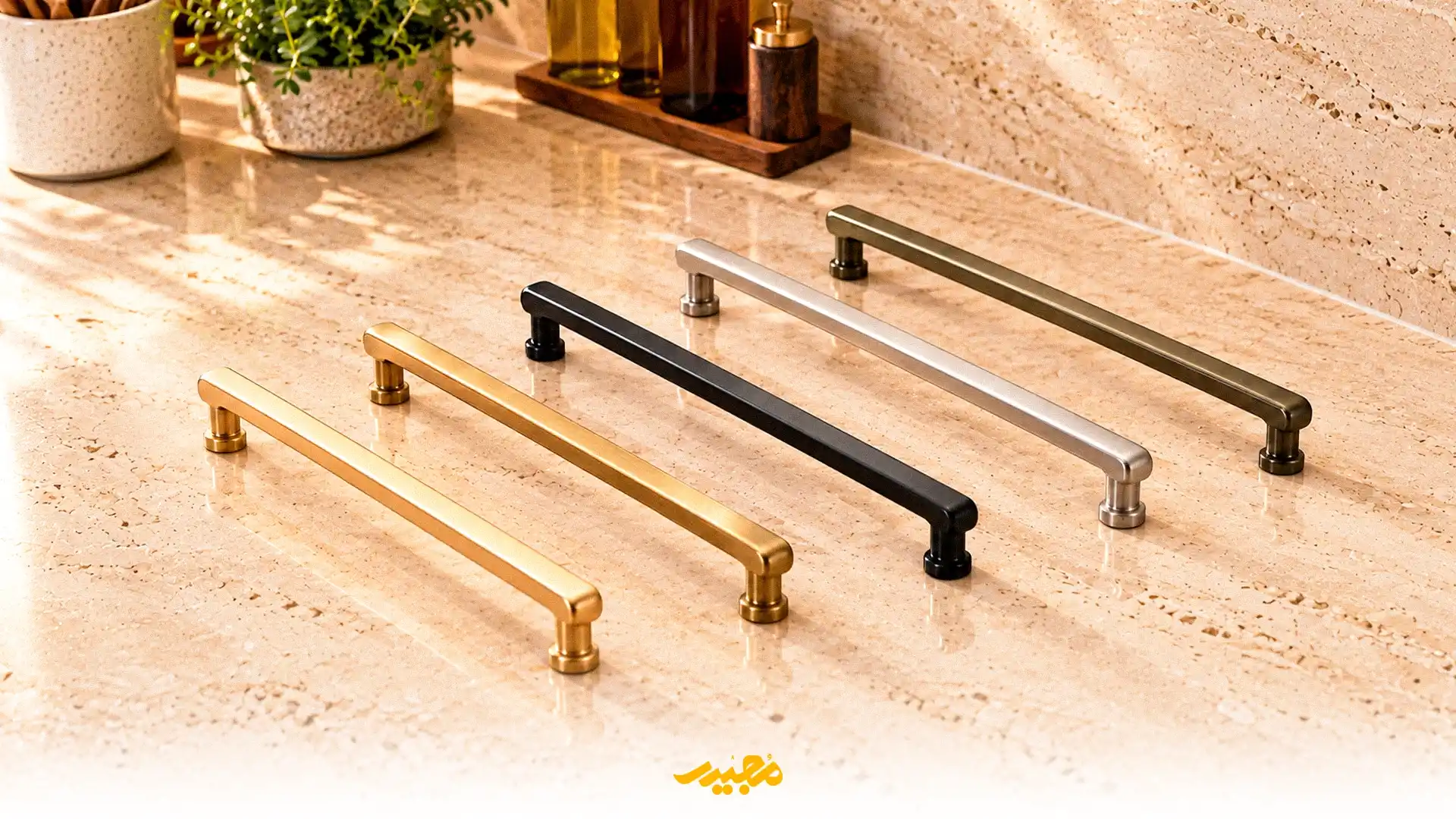 تاثیر دستگیره در زیبایی کابینت نئوکلاسیک