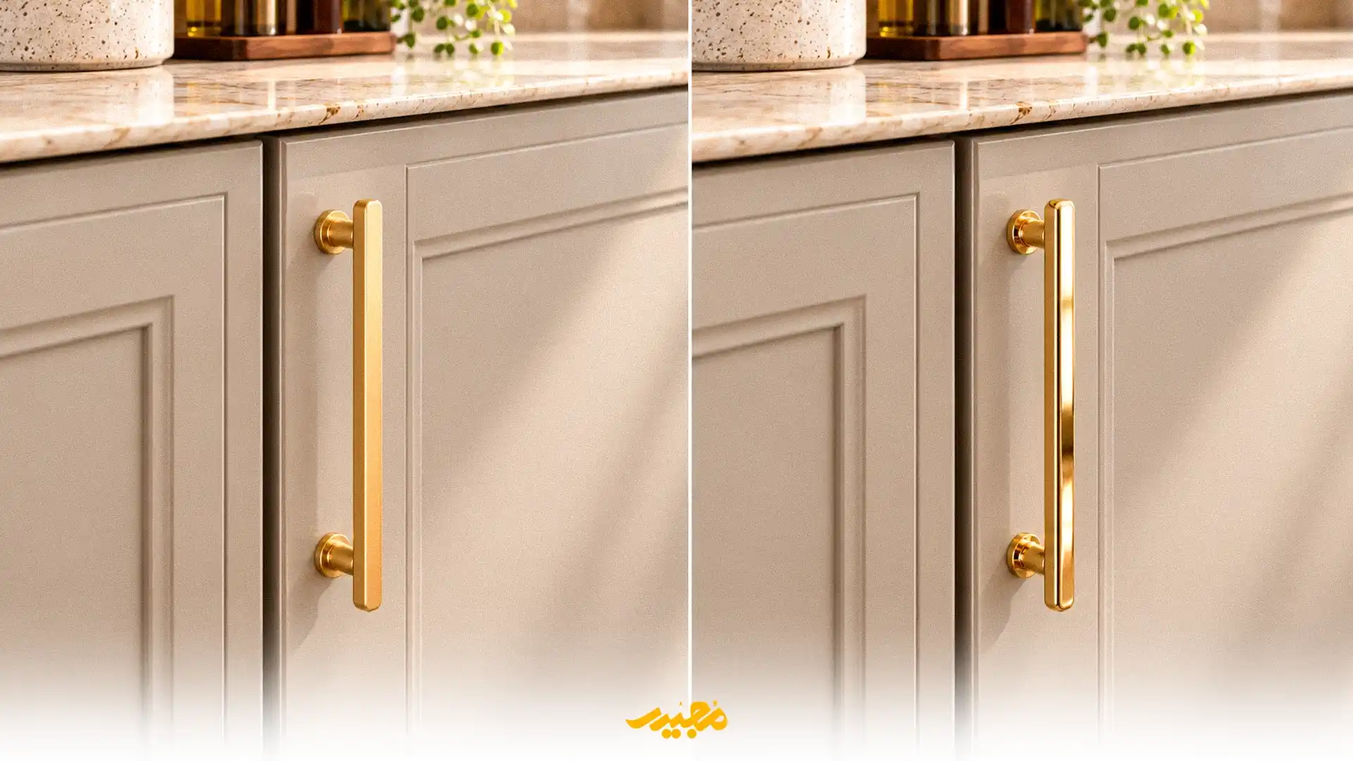 تاثیر دستگیره در زیبایی کابینت نئوکلاسیک